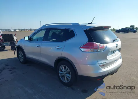 2015 Nissan Rogue Sv из США, поврежденный, VIN KNMAT2MV9FP526320